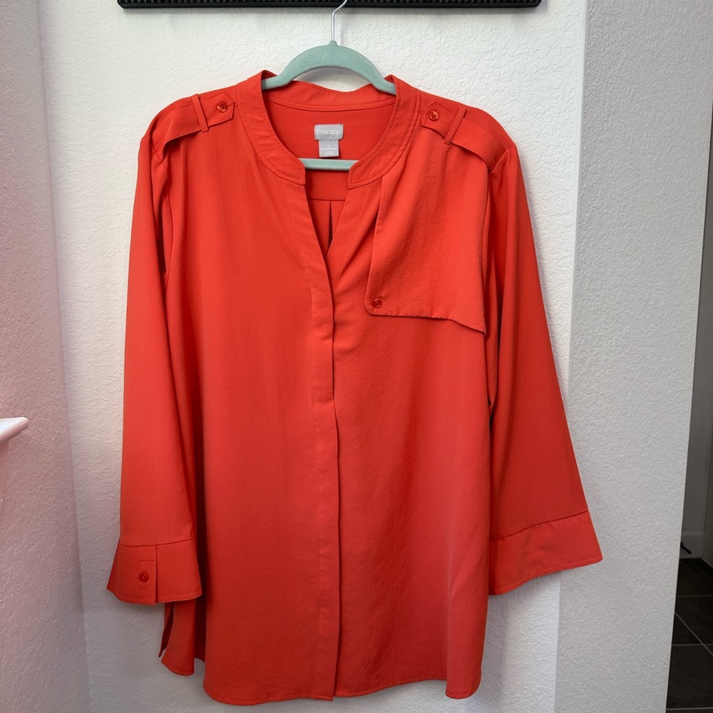 Rich orange shirt